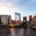 Collins Arch across river